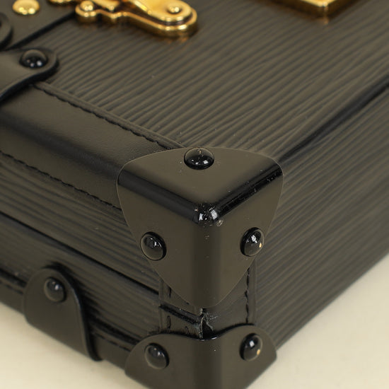 Louis Vuitton Black Petite Malle Bag