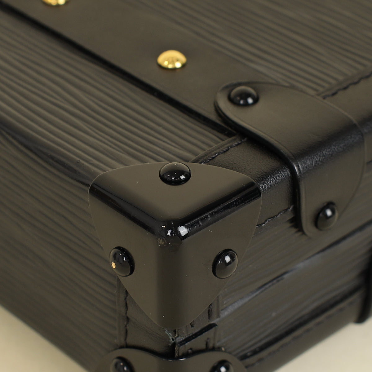 Louis Vuitton Black Petite Malle Bag