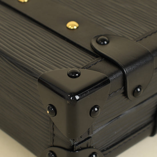 Louis Vuitton Black Petite Malle Bag