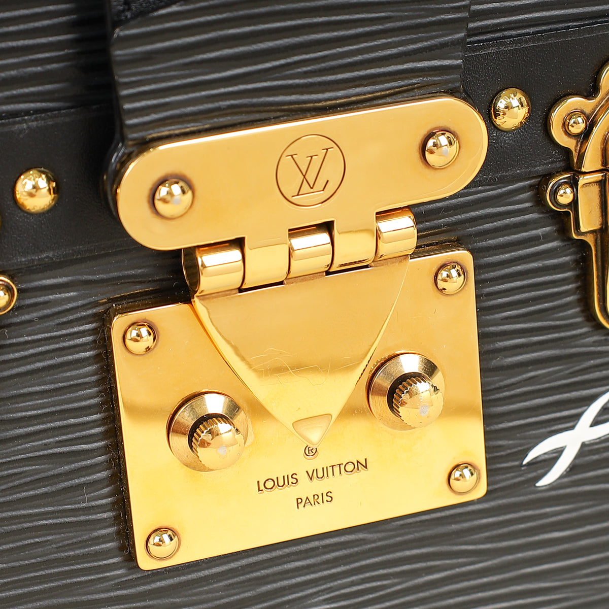 Louis Vuitton Black Petite Malle Bag