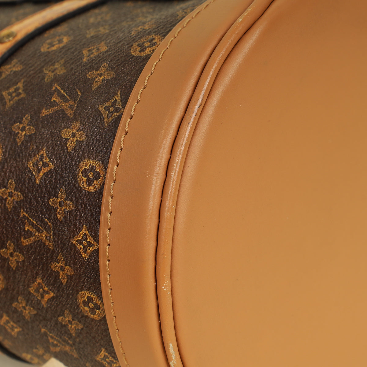 Louis Vuitton Monogram Tan Transformed Monogram Time Trunk Duffle Bag