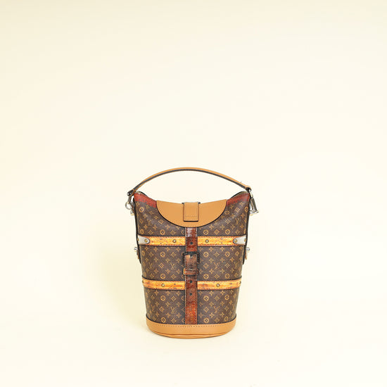 Louis Vuitton Monogram Tan Transformed Monogram Time Trunk Duffle Bag