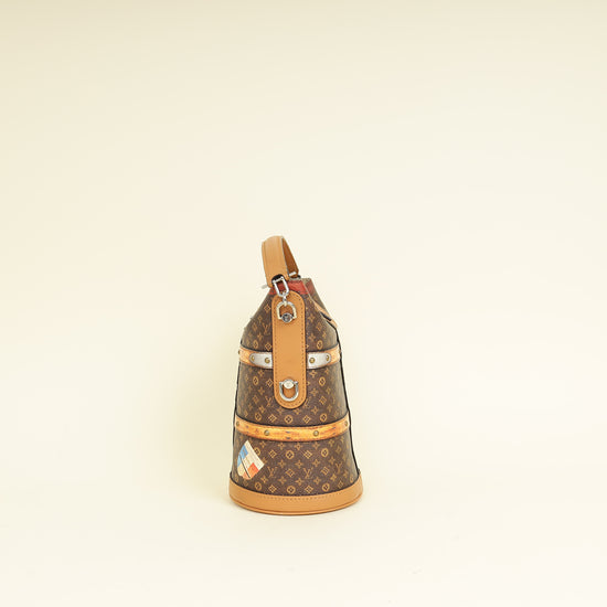 Louis Vuitton Monogram Tan Transformed Monogram Time Trunk Duffle Bag