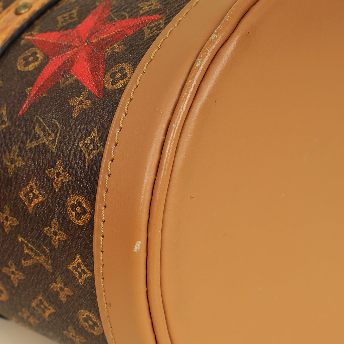 Louis Vuitton Monogram Tan Transformed Monogram Time Trunk Duffle Bag