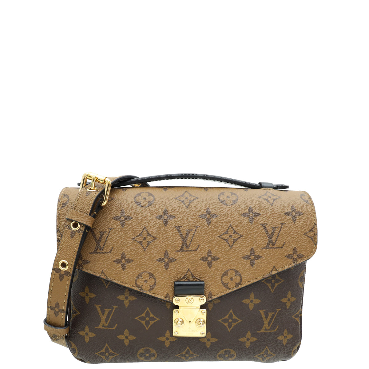 Louis Vuitton Brown Monogram Reverse Pochette Métis-Louis Vuitton-THE CLOSET