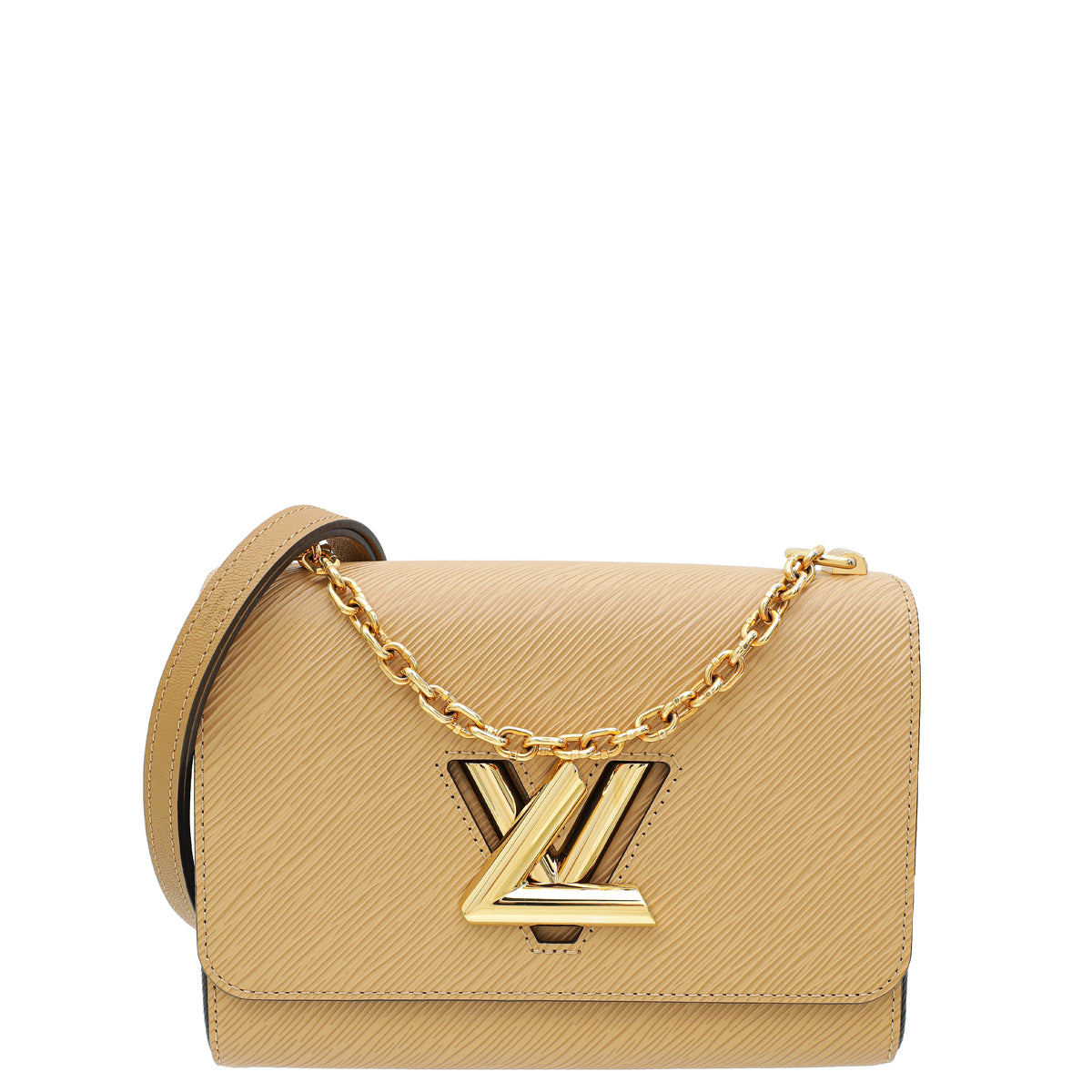 Louis Vuitton Bicolor Chain Top Handle Twist MM Bag