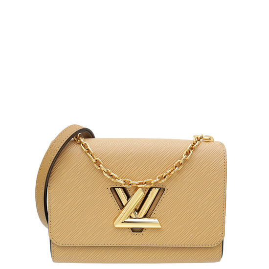 Louis Vuitton Bicolor Chain Top Handle Twist MM Bag