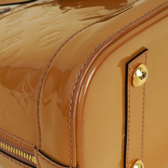 Louis Vuitton Noisette Monogram Vernis Alma PM Bag