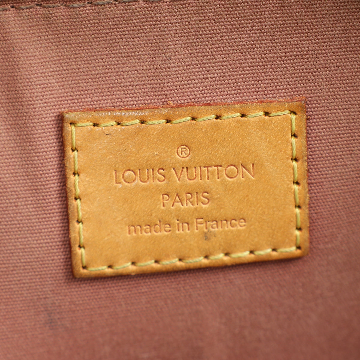 Louis Vuitton Noisette Monogram Vernis Alma PM Bag