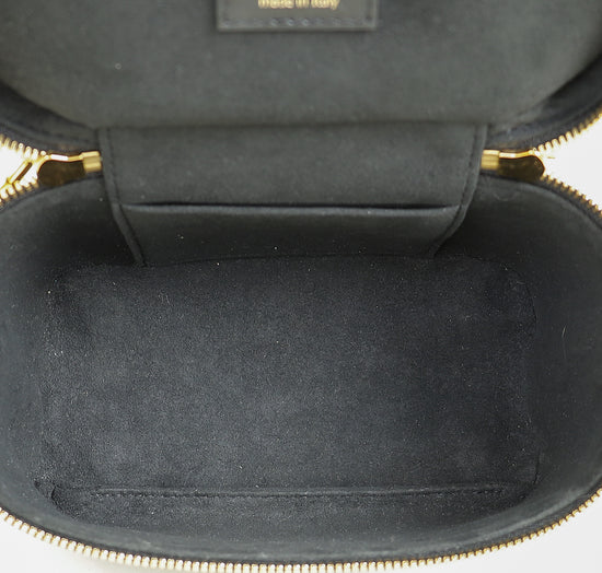 Louis Vuitton Black Monogram Ink Embossed Vanity PM Bag