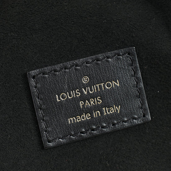 Louis Vuitton Black Monogram Ink Embossed Vanity PM Bag
