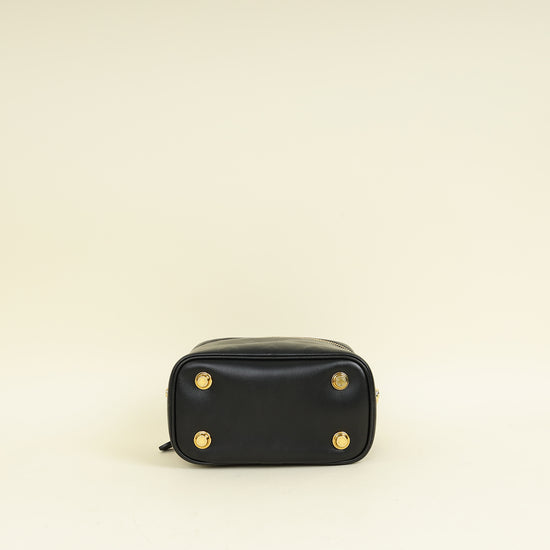 Louis Vuitton Black Monogram Ink Embossed Vanity PM Bag