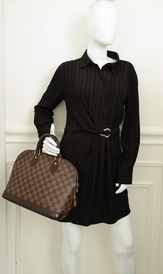 Louis Vuitton Damier Ebene Alma PM Bag-Louis Vuitton-THE CLOSET