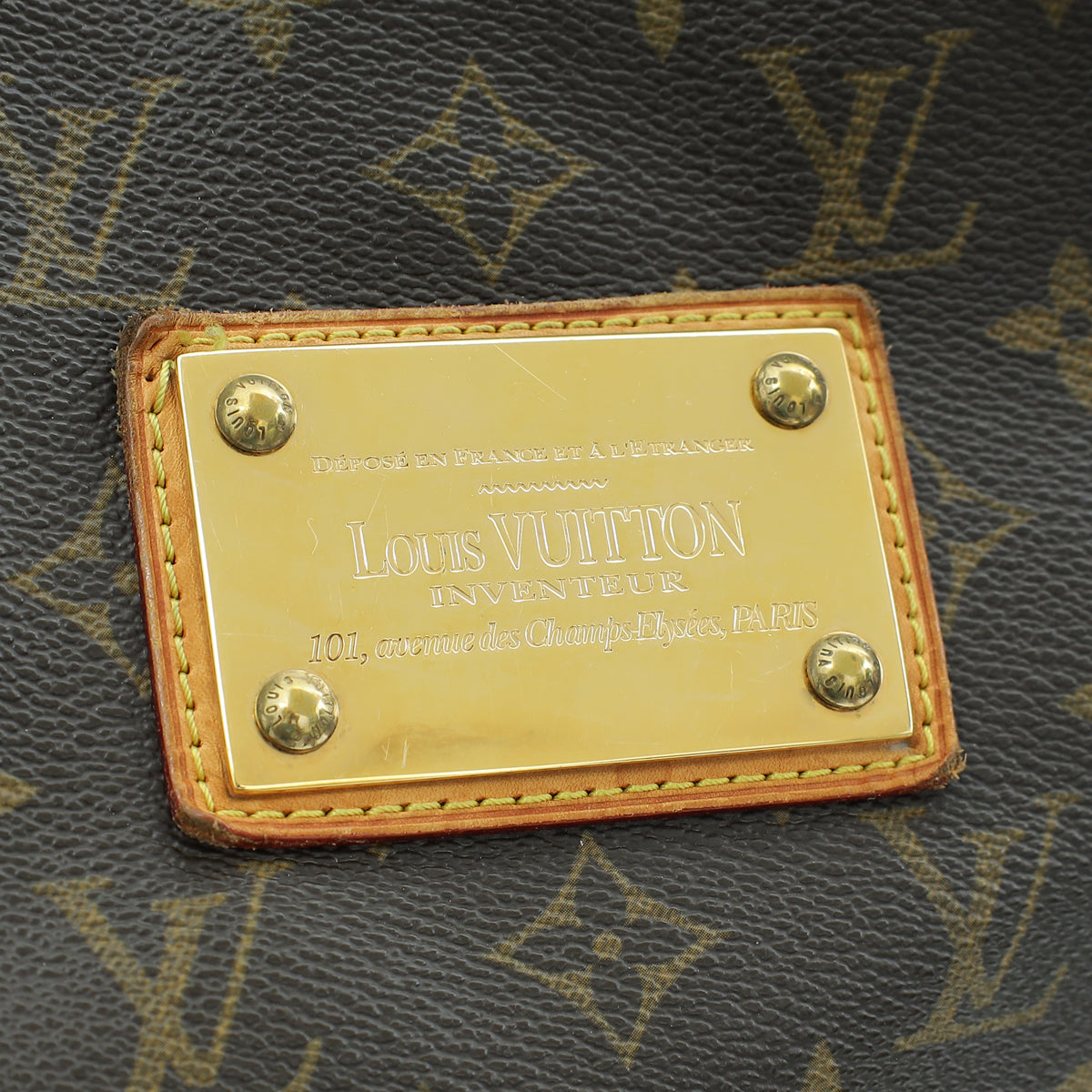 Louis Vuitton Brown Monogram Galliera PM Bag