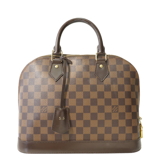 Louis Vuitton Damier Ebene Alma PM Bag