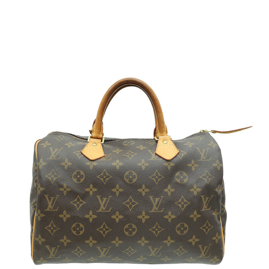 Louis Vuitton Brown Monogram Speedy 30 Bag