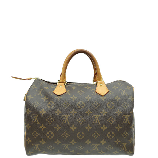 Louis Vuitton Brown Monogram Speedy 30 Bag