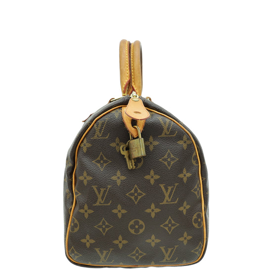 Louis Vuitton Brown Monogram Speedy 30 Bag