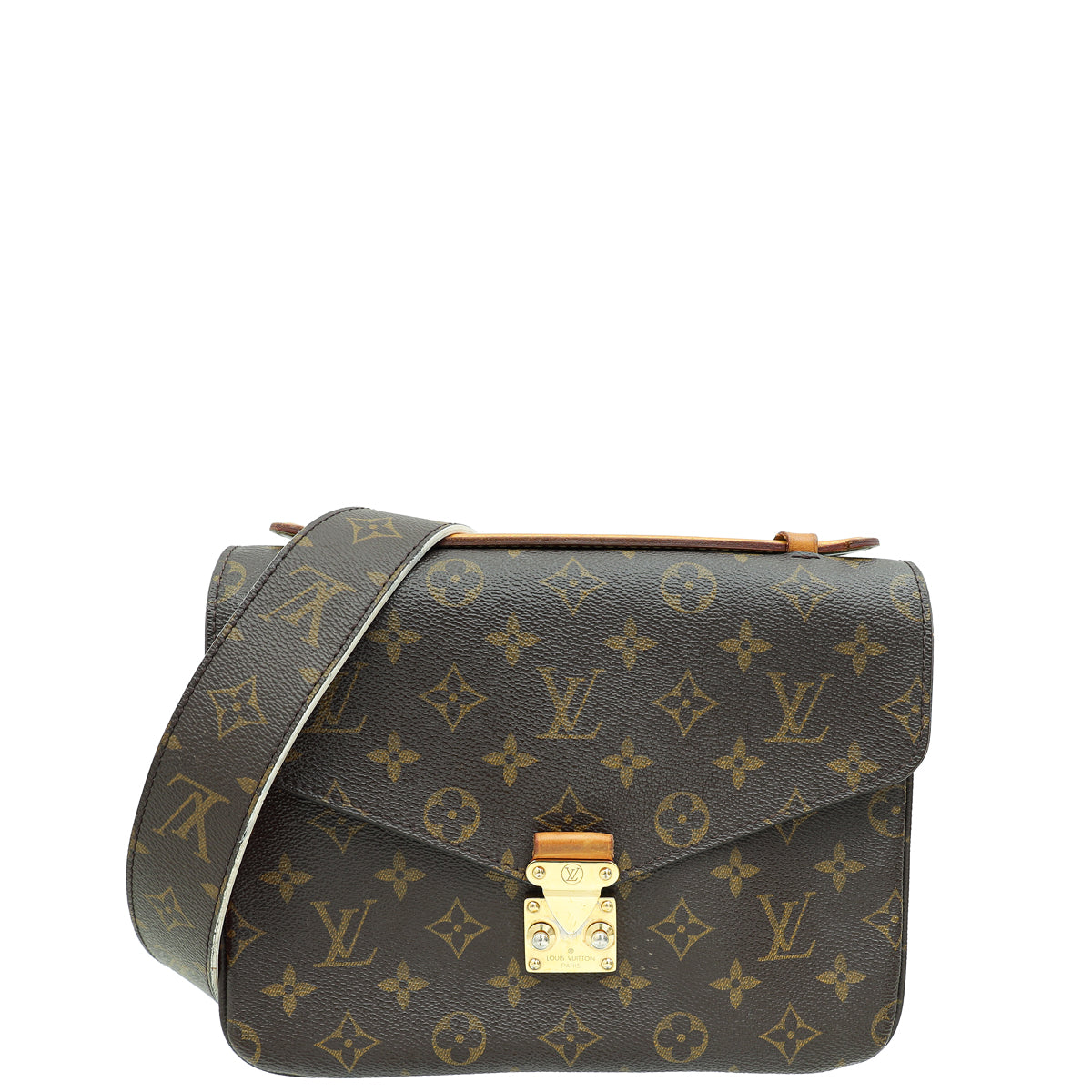 Louis Vuitton Brown Monogram Pochette Metis Bag-Louis Vuitton-THE CLOSET