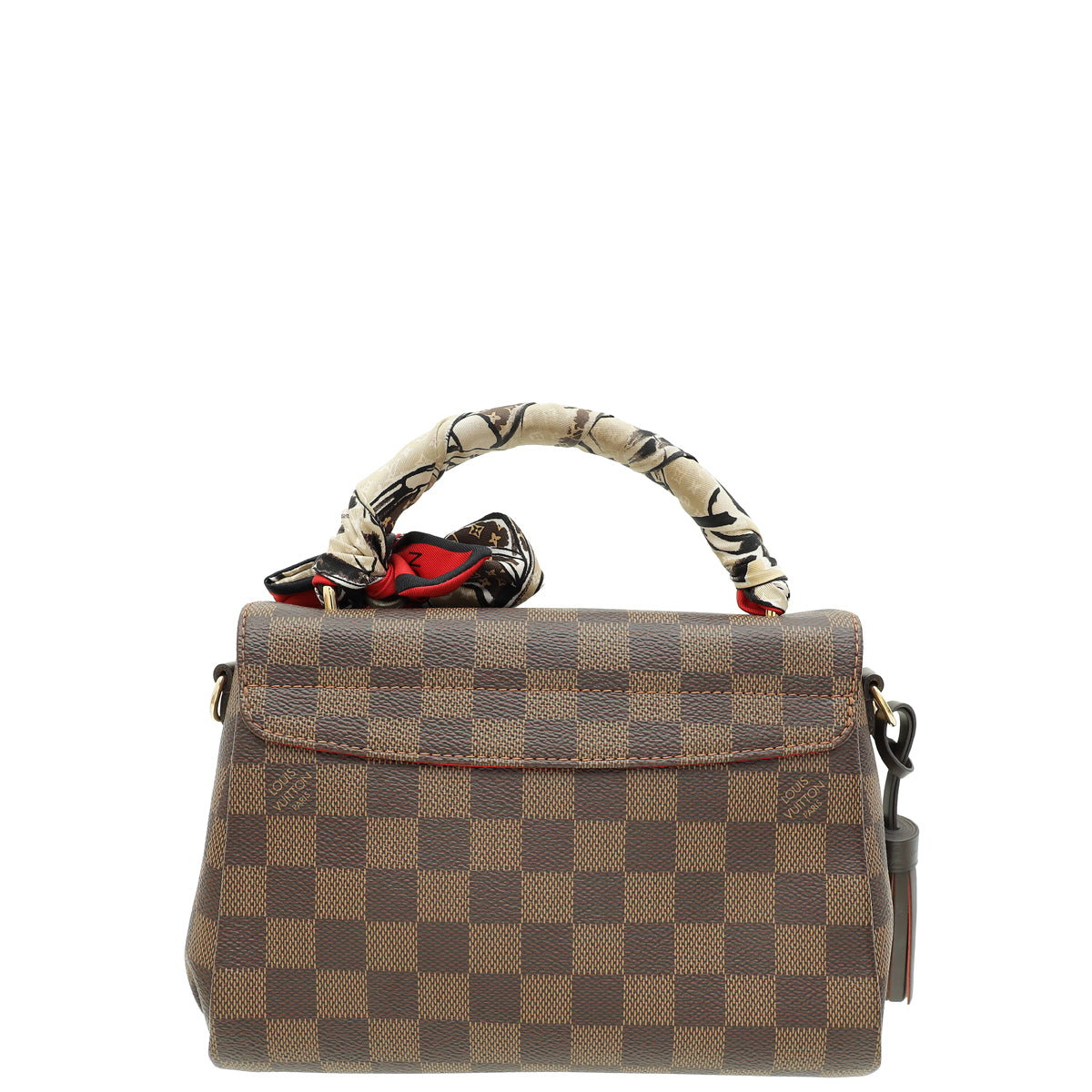 Louis Vuitton Damier Ebene Croisette Bag W/ Twilly-Louis Vuitton-THE CLOSET