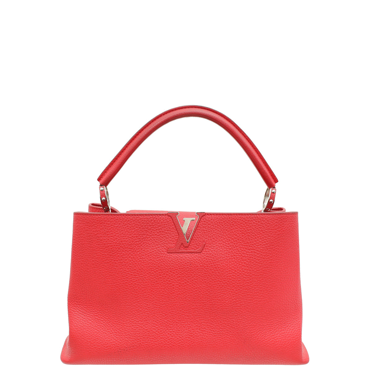 Louis Vuitton Red Capucines GM Bag-Louis Vuitton-THE CLOSET