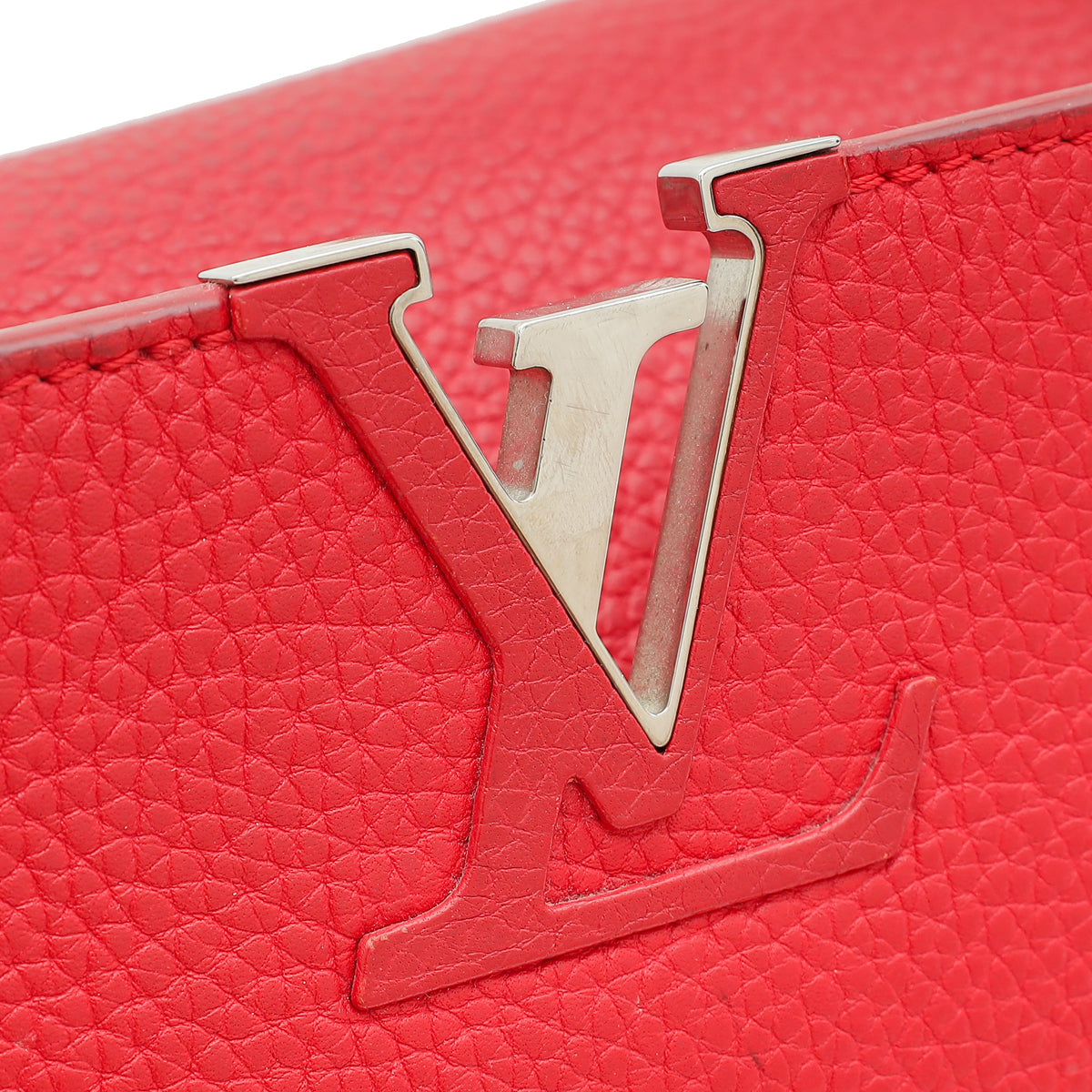 Louis Vuitton Red Capucines GM Bag