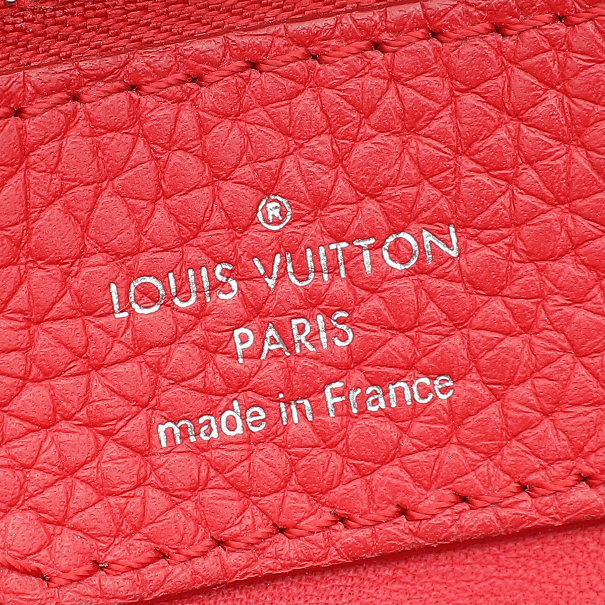 Louis Vuitton Red Capucines GM Bag