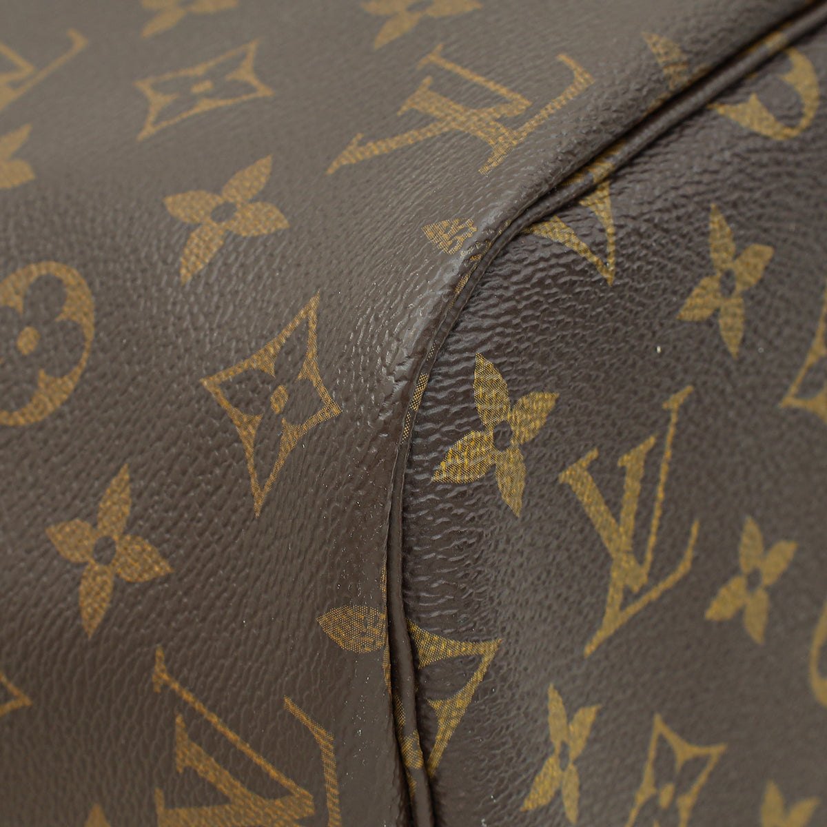 Louis Vuitton Brown Monogram Neverfull MM Bag W/ Pouch