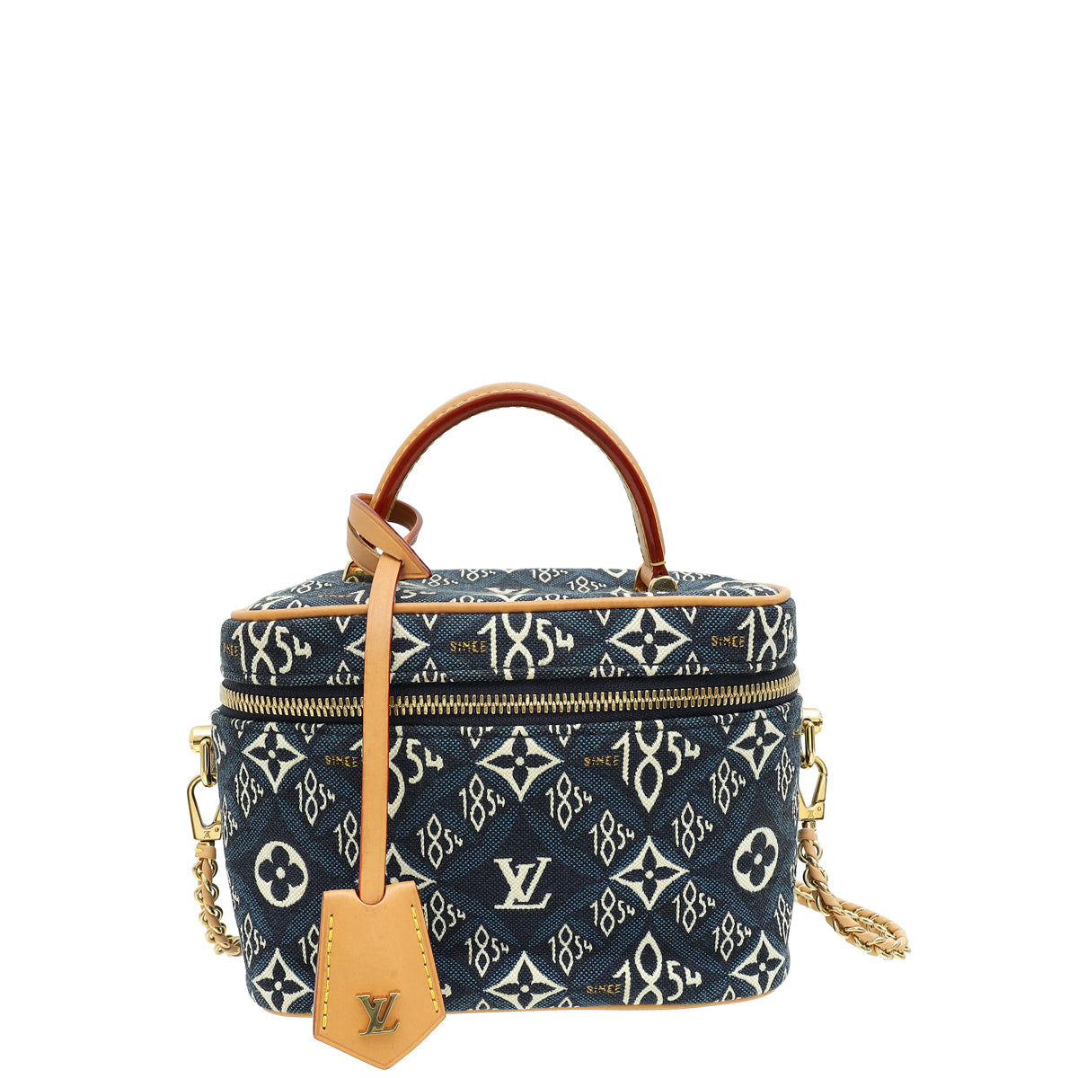 Louis Vuitton Blue Jacquard Since 1854 Vanity PM Bag-Louis Vuitton-THE CLOSET