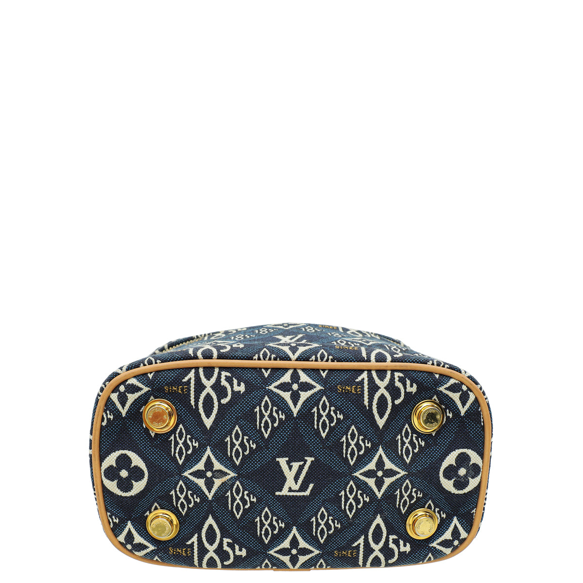 Louis Vuitton Blue Jacquard Since 1854 Vanity PM Bag