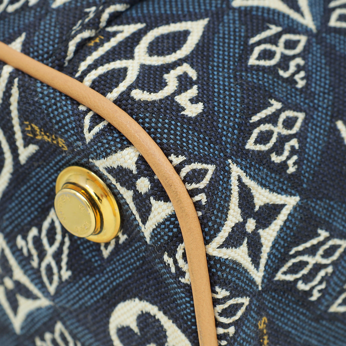 Louis Vuitton Blue Jacquard Since 1854 Vanity PM Bag – THE CLOSET