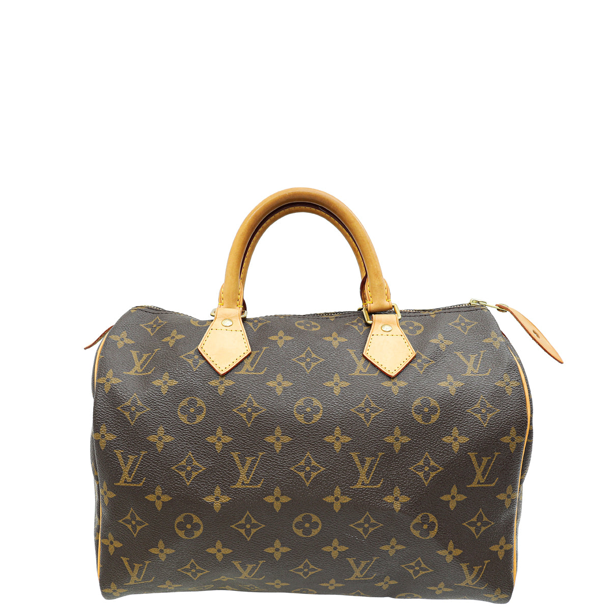 Louis Vuitton Brown Monogram Speedy 30 Bag-Louis Vuitton-THE CLOSET