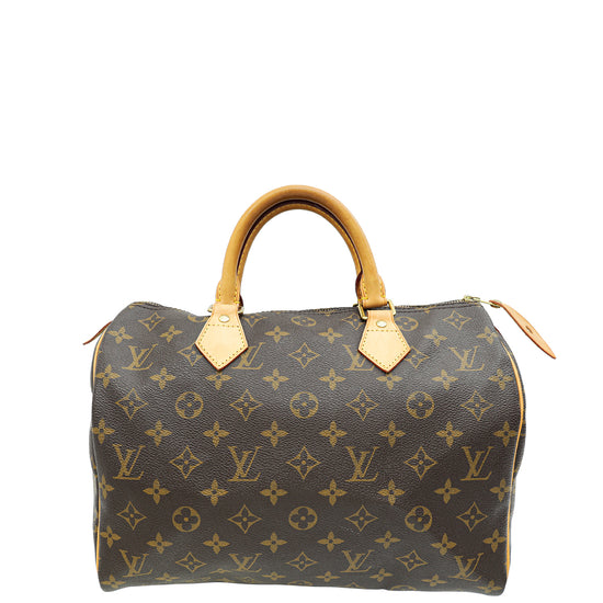 Louis Vuitton Brown Monogram Speedy 30 Bag