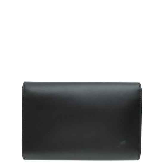 Louis Vuitton Black Louise Matte Chain Clutch