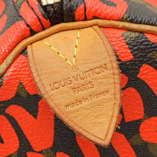 Louis Vuitton Bicolor Ltd. Ed. Graffiti Stephen Sprouse Speedy 30 Bag-Louis Vuitton-THE CLOSET