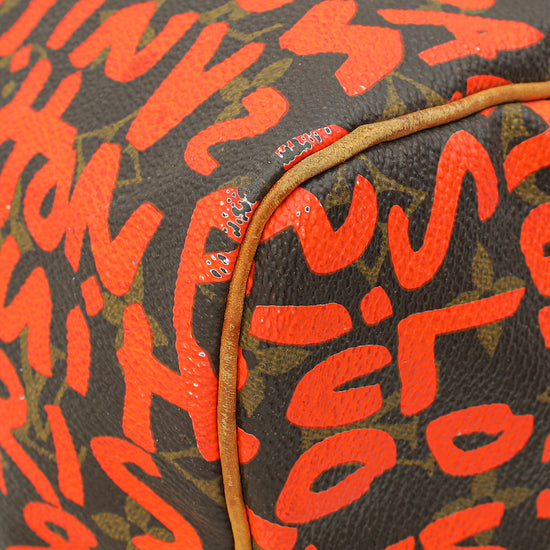 Louis Vuitton Bicolor Ltd. Ed. Graffiti Stephen Sprouse Speedy 30 Bag-Louis Vuitton-THE CLOSET