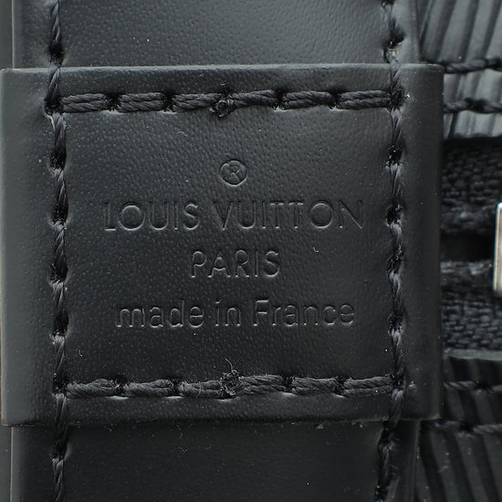 Louis Vuitton Black Alma BB Sporty Bag