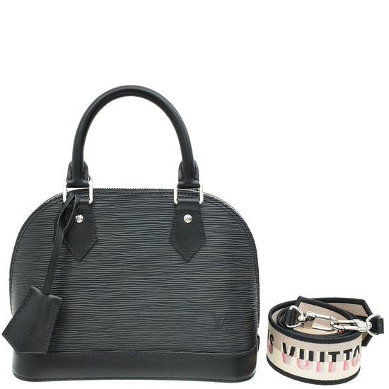 Louis Vuitton Black Alma BB Sporty Bag