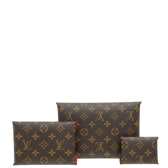 Louis Vuitton Monogram Kirigami Pochette W/ S&M Initials (3 PCS)