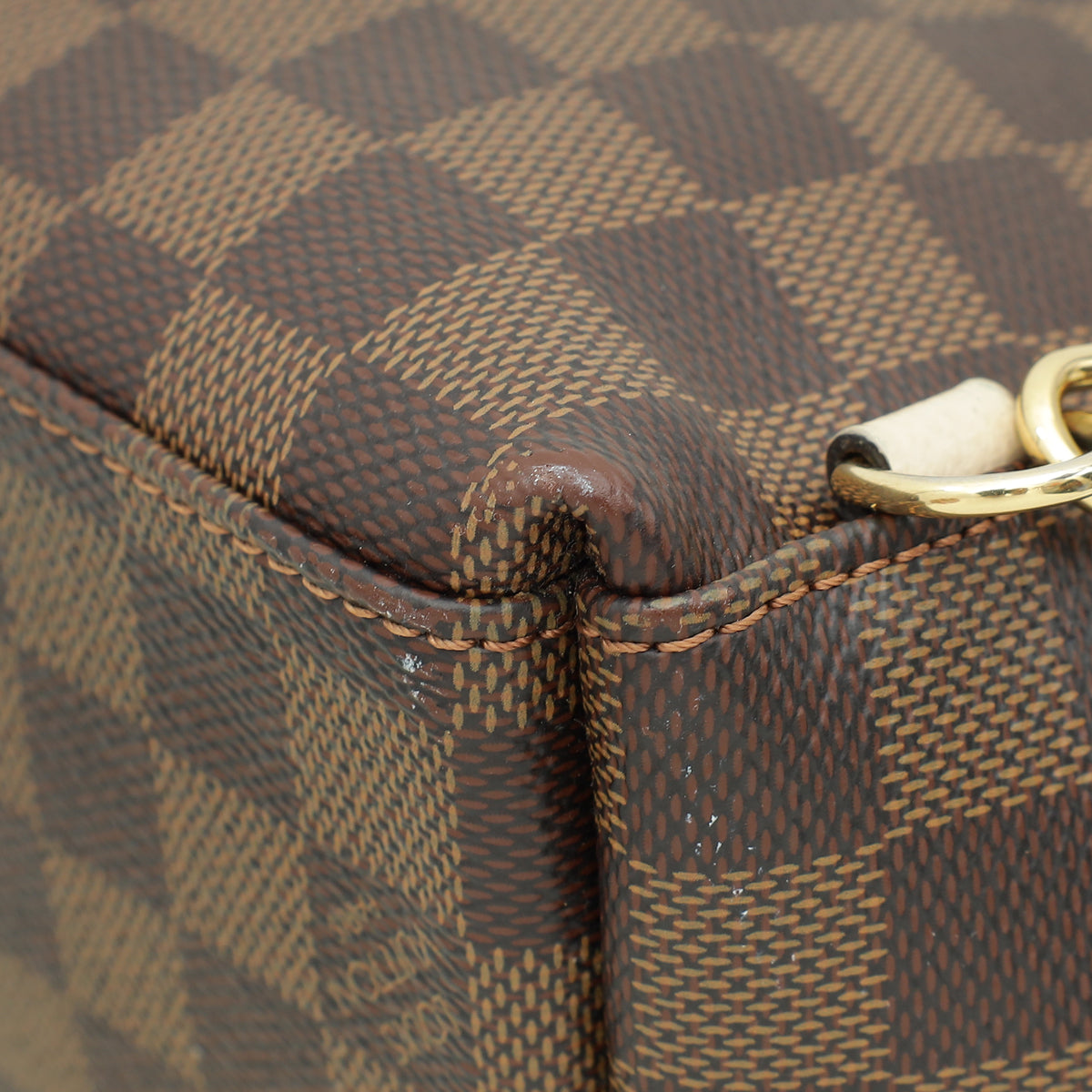 Louis Vuitton Damier Creme Taurillon Clapton Backpack Bag