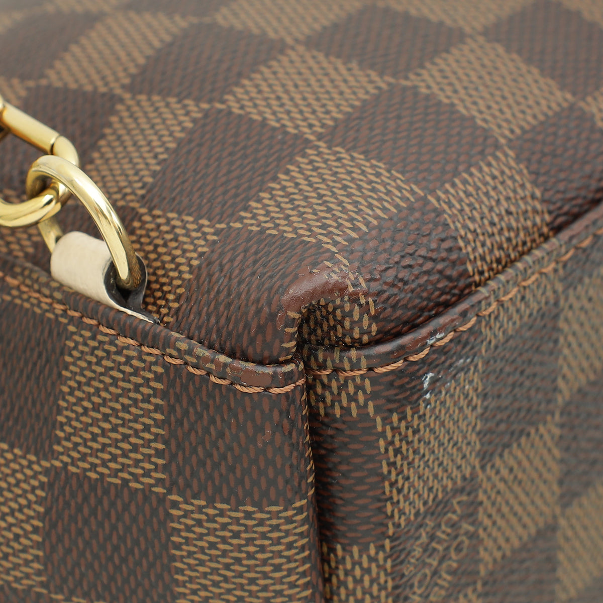 Louis Vuitton Damier Creme Taurillon Clapton Backpack Bag