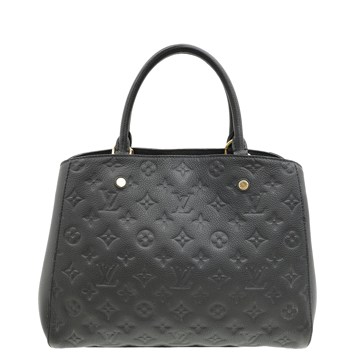 Louis Vuitton Black Monogram Empreinte Montaigne MM Bag-Louis Vuitton-THE CLOSET