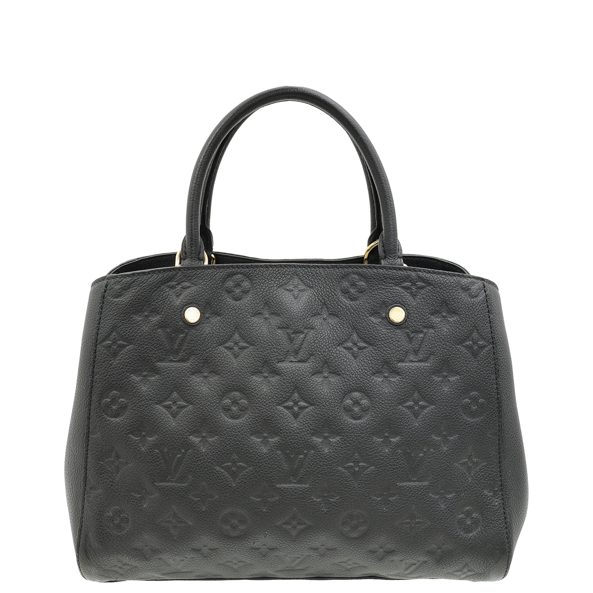 Louis Vuitton Black Monogram Empreinte Montaigne MM Bag-Louis Vuitton-THE CLOSET