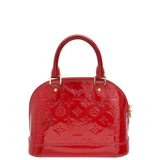 Louis Vuitton Cerise Monogram Vernis Alma BB Bag