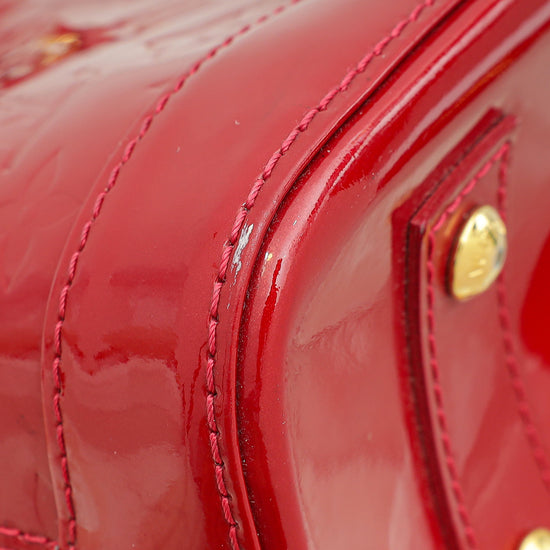 Louis Vuitton Cerise Monogram Vernis Alma BB Bag