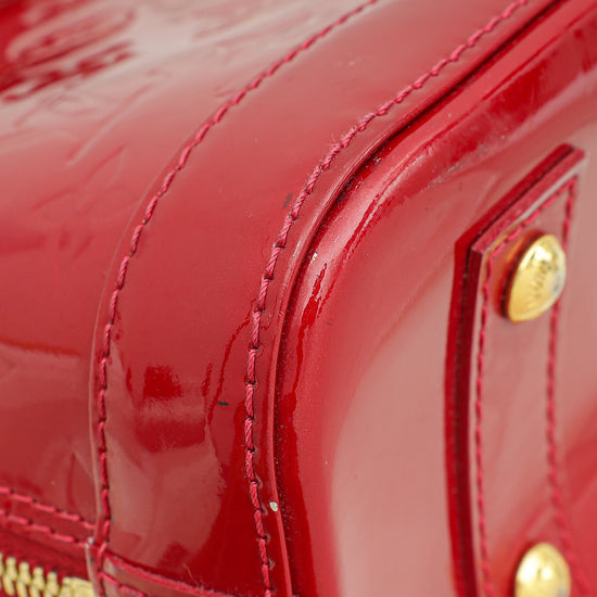 Louis Vuitton Cerise Monogram Vernis Alma BB Bag