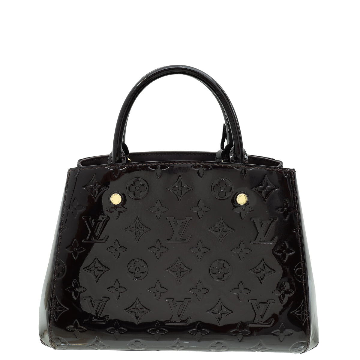 Louis Vuitton Amarante Monogram Vernis Montaigne BB Bag-Louis Vuitton-THE CLOSET