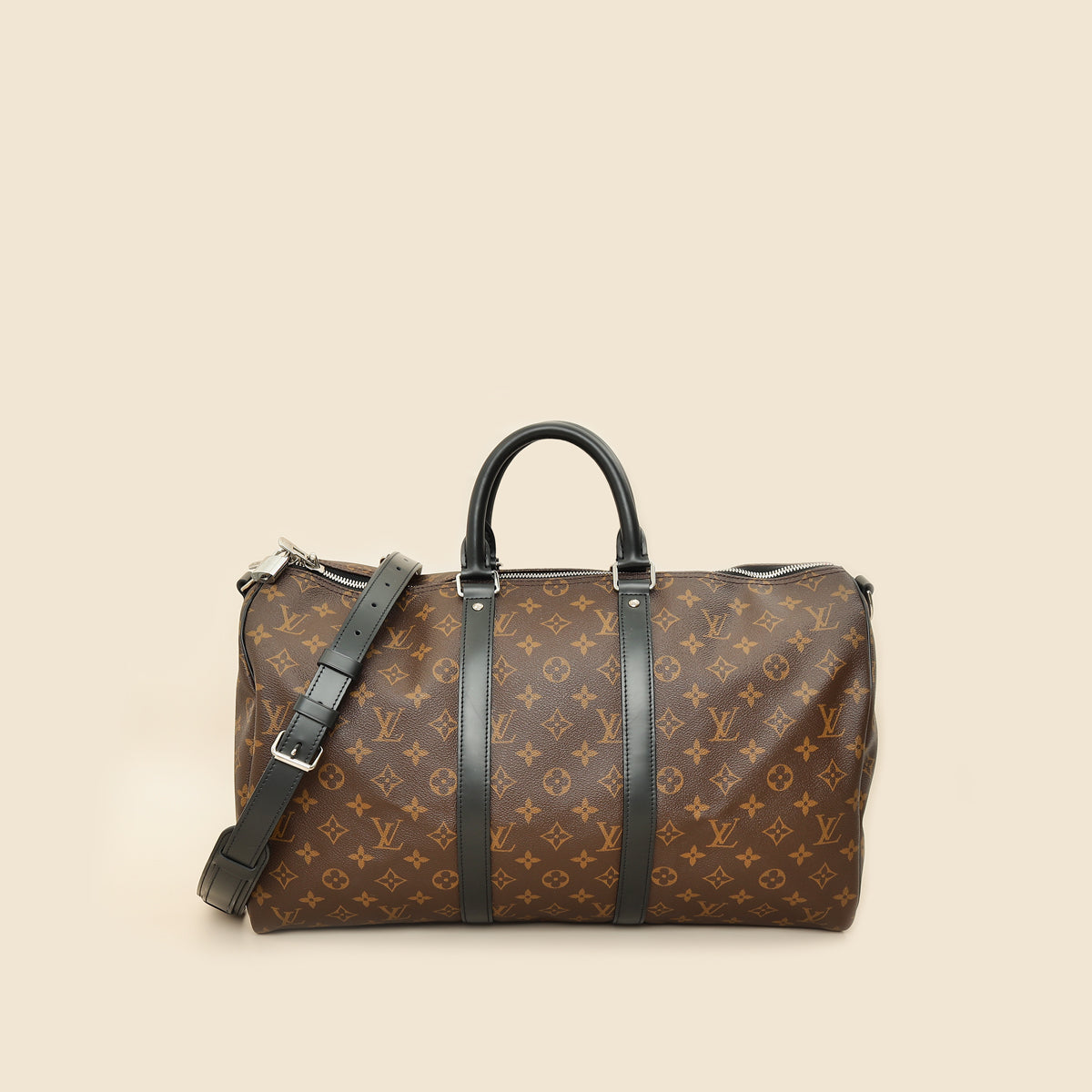 Louis Vuitton Monogram Macassar Keepall Bandouliere 45 Bag-Louis Vuitton-THE CLOSET