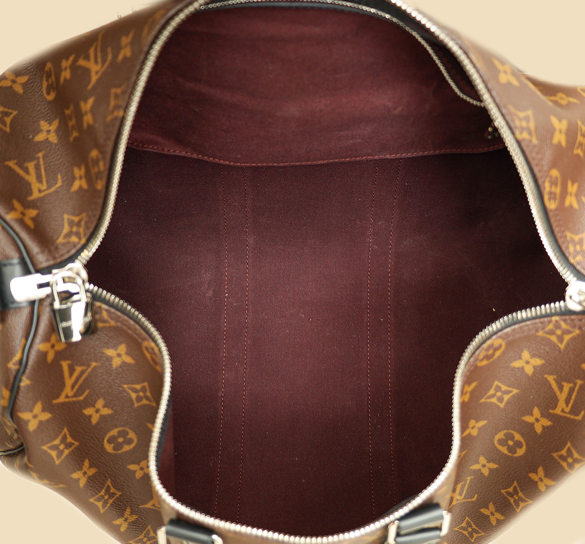 Louis Vuitton Monogram Macassar Keepall Bandouliere 45 Bag-Louis Vuitton-THE CLOSET