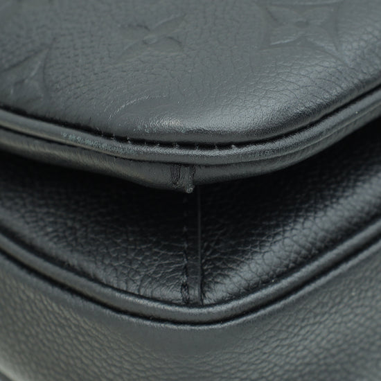 Louis Vuitton Black Monogram Empreinte Pochette Metis Bag-Louis Vuitton-THE CLOSET